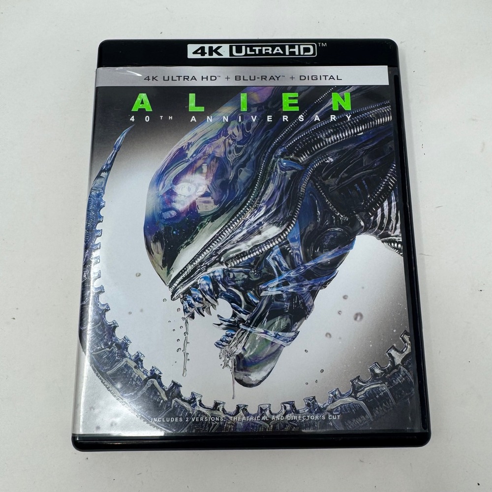 Alien 40th Anniversary 4K Ultra HD Blu-ray Ridley Scott Sci-Fi Horror Movie